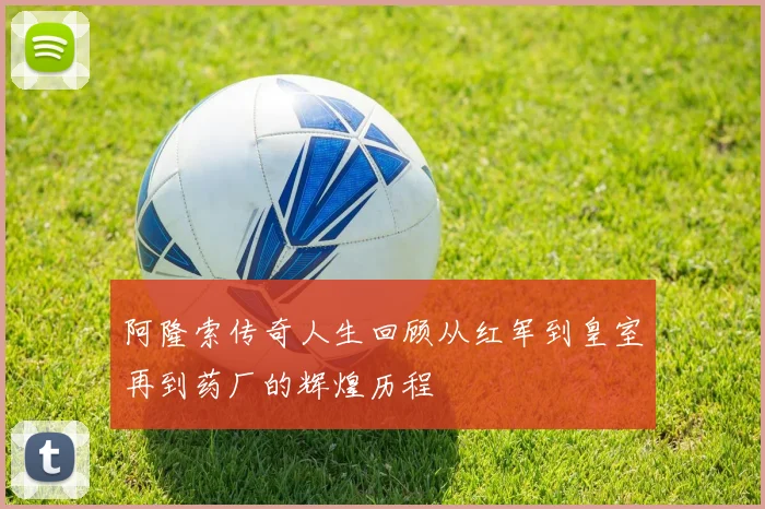 阿隆索传奇人生回顾从红军到皇室再到药厂的辉煌历程